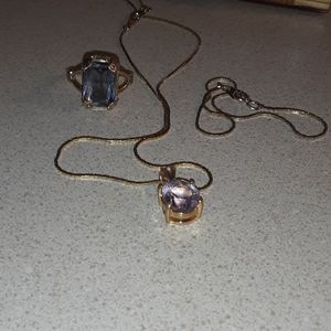 14 kt Amethyst Jewelry Set